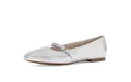 Produktbild: Gabor Damen Klassische Ballerinas, Frauen Flats,Ausgehschuhe,Abendschuhe,Slip-ons,Gummizug,Ballerinen,Pumps,Silber (Kristall),37 EU / 4 UK