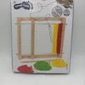 Produktbild: small foot Webrahmen Webrahmen Set Kompakt aus Holz mit Wendekamm und drei Woll