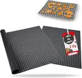Produktbild: Coolinato 2er Set Silikon Backmatten, 38x30cm und 40x60cm, Dauerbackfolie für Backofen, wiederverwendbares Backpapier, Backunterlage rutschfest, spülmaschinenfest, hitzebeständig