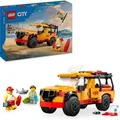 Produktbild: LEGO City Einsatzfahrzeug der Rettungsschwimmer - Geländewagen Spielzeug mit 2 Minifiguren und Hai - Bauset für Mädchen und Jungen ab 6 Jahren -... - Bunt