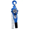 Produktbild: Pallit LEVER-S Hebelzug Kettenzug 750kg Flaschenzug 3 m Kettenlänge Seilwinde strapazierfähige Lastbreme Handseilwinde mit Freilauffunktion Blau