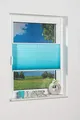 Produktbild: Khome Klemmfix-Plissee 30 x 130 cm (B x L) Iceblau Lichtschutz Moderne Crushed Optik