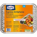 Produktbild: Toppits Aluschalen Express-Grillpfanne silber 28,0 x 22,0 cm, 4 St.