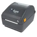 Produktbild: Zebra ZD421d Drucker mit Abreißkante - 203 DPI - Thermodirekt - 104 mm max. Druckbreite, BTLE, USB, USB-Host Schnittstellen (ZD4A042-D0EM00EZ), grau (dunkel)