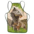 Produktbild: ROTH Jungen Kinder Malschürze Tyrannosaurus grün Einheitsgröße 1 St.