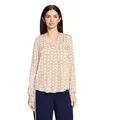 Produktbild: Cartoon Schlupfbluse Damen mit Muster blau 34 EU