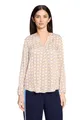 Produktbild: Cartoon Damen Casual-Bluse mit Muster 34, Blue/Apricot