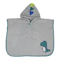 Produktbild: schlummersack kuschelig weicher Badeponcho mit Kapuze - Dino - für Jungen und Mädchen von 1-3 Jahre