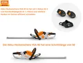Produktbild: STIHL Akku-Schere HSA40 mit 2 x AS2 Akkus und AL1 Ladegerät Schnittlänge 500mm