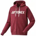 Produktbild: Yonex Kapuzenpullover Kapuzenjacke Full-Zip Logo (Baumwolllmix) weinrot Herren rot XXL