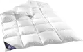 Produktbild: Welt der Träume Daunendecke 80% Daunen | 135x200 cm | Füllgewicht: 1200 Gramm | 100% Baumwolle | Daunenbettdecke 135x200 | kein Lebendrupf | Winterdecke | weiß