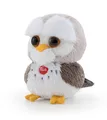 Produktbild: Trudi 51254 Sweet Collection Kleine Eule ca. 9 cm, Größe XXS, Stofftier mit weichen Materialien und liebevollen Details, Plüschtier waschbar, Kuscheltier für Kinder & Babys, Grau/Weiß