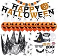 Produktbild: XXL Halloween Deko Set - für Gruselige Dekoration Indoor & Outdoor wie Spinnenetz