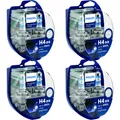 Produktbild: 4x Philips RacingVision GT200 DuoPack H4 Halogen bis zu 200% mehr Licht 60/55W