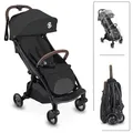 Produktbild: Globber Buggy Stroll Lite, Schwarz, Textil, 46x103x70 cm, EN 1888, Feststellbremse, 5-Punkte-Gurt, Einhand-Faltmechanismus, Baby on Tour, Kinderwagen, Buggys