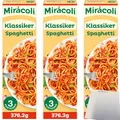 Produktbild: usy Bundle für Miracoli Spaghetti mit Tomatensauce Klassiker 3 Port. Packung 3er Pack (3x376,2g) + usy Block
