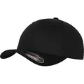 Produktbild: FLEXFIT 6277 | Wooly Combed Cap / Kappe / Mütze / Hut Stabile Front - Farbe: Black/Black - Größe: S/M - Schwarz - S/M
