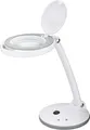 Produktbild: Goobay LED-Stand-Lupenleuchte, 6 W - 80-450 lm, dimmbar, 100 mm Glaslinse, 1,75-fache Vergrößerung, 3 Dioptrien