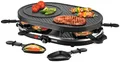 Produktbild: Unold Raclette Gourmet 48795 – 1.200 W, 8 Personen, Antihaft-Grillplatte
