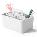 Produktbild: Stapelbarer Organizer, Korb Organizer mit Griff, Mehrzweck Kunststoffkorb Bas...