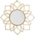 Produktbild: Beliani Dekospiegel MILLY Gold 4x67x67