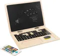 Produktbild: Holz-Laptop mit Magnet-Tafel
