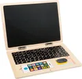 Produktbild: Holz-Laptop mit Magnet-Tafel