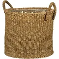 Produktbild: Scheurich - Seagrass 33, Korbgefäß/Korb-Pflanzgefäß/Korbtopf mit Griffen aus Seagrass Farbe: Nut, 35 cm Durchmesser, 31 cm hoch, 26,9 l Vol.