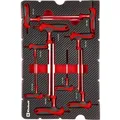 Produktbild: Einhell Werkzeug-Pad T-Griff-Schraubendreher E-Case 9-teilig