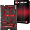 Produktbild: Einhell T-Griff Schraubendreher-Set 9-tlg. Einleger Pad 370526  Einlage 9teilig