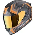 Produktbild: Scorpion EXO-1400 Evo II Air Linart Helm, schwarz-orange, Größe 2XL für Männer