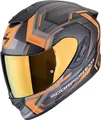 Produktbild: Scorpion EXO-1400 Evo II Air Linart Helm, schwarz matt/orange, 2XL (63/64)
