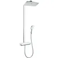 Produktbild: hansgrohe Raindance Select 360 Showerpipe   27112400 weiss/chrom, Brausearm 38 cm