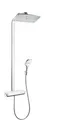 Produktbild: hansgrohe Raindance Select E360 1 jet Showerpipe, mit Thermostat, 27112400,