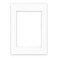 Produktbild: nielsen Conservation Passepartout Karton 1,5 mm | Außenformat 29,7x42 cm (DIN A3) für Bildformat 21x29,7 cm (DIN A4) | Reinweiß (hellweiß) | glatte Oberfläche