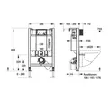 Produktbild: MEPA nextVIT WC-Element SPK Typ B31 Systembauhöhe 85