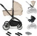 Produktbild: BabyGo Kombi-Kinderwagen Harmony 3in1, (Set), inkl. Babyschale mit Adaptern