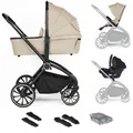 Produktbild: BabyGo Harmony 3in1 Kombikinderwagen inkl. Wanne & Autositz beige NEU