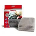 Produktbild: SONAX PROFILINE Microfasertuch Soft Touch 04510000 , 1 Packung = 3 Stück