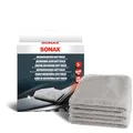 Produktbild: SONAX MicrofaserTuch Soft Touch (3 Stück) Leistungsfähiges Detailing Tuch für Polituren, Versiegelungen und den gesamten Fahrzeuginnenraum | Art-Nr. 04510000