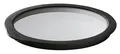 Produktbild: Frischhaltedeckel - Transparent - Schwarz - Glas - Silikon - Ø 16 cm