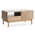 Produktbild: AX LIVING Wohnzimmer Tisch Santarco – 106 cm breit, Eiche Cremona