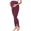 Produktbild: Be Mammy Umstandsleggings Lang Damen Umstandshose BE20-230 (1-tlg) aus Baumwolle rot M