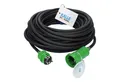 Produktbild: KALLE DAS KABEL Kalle Verlängerungskabel Schuko Colour 1,5mm² grün IP44 50 Meter Verlängerungskabel, Schuko 230V (5000 cm)