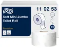 Produktbild: TORK Minirollen-Toilettenpapier Jumbo 2-lagig weiß 170 m 12 Rollen á 850 Blatt