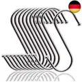 Produktbild: 20 Stück S-Haken aus Metall, Haken, Schwermetall-S-Haken, geeignet für Küche, Ba