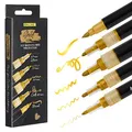 Produktbild: ONLINE Gold Lettering Acrylstifte-Set gold 5 St.