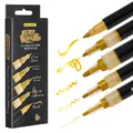 Produktbild: ONLINE® Gold Lettering Acrylstifte-Set gold 5 St.