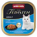 Produktbild: animonda vom Feinsten Katzenfutter nass mit Huhn in Karottensauce (32 x 100g), getreidefreies Katzenfutter nass ohne Zucker, mit frischen, fleischigen Zutaten