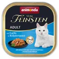 Produktbild: Katzenfutter nass mit Huhn in Karottensauce 32 x 100g getreidefreies Katzenfu...